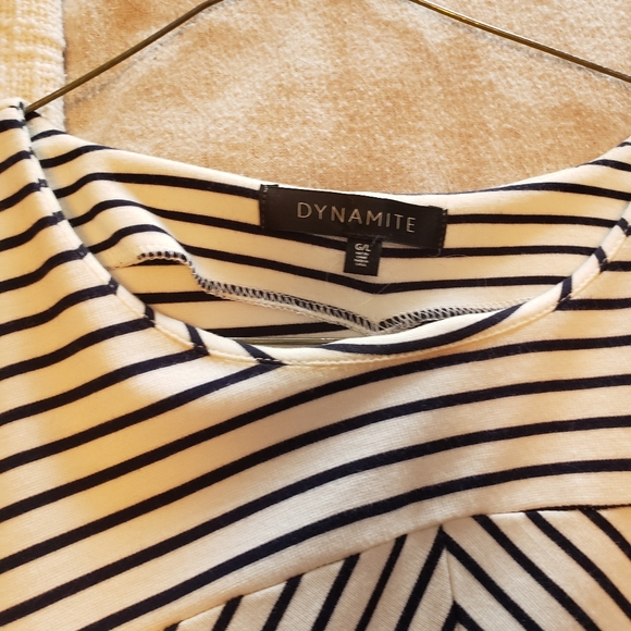 Black and White striped dress - Picture 2 of 2